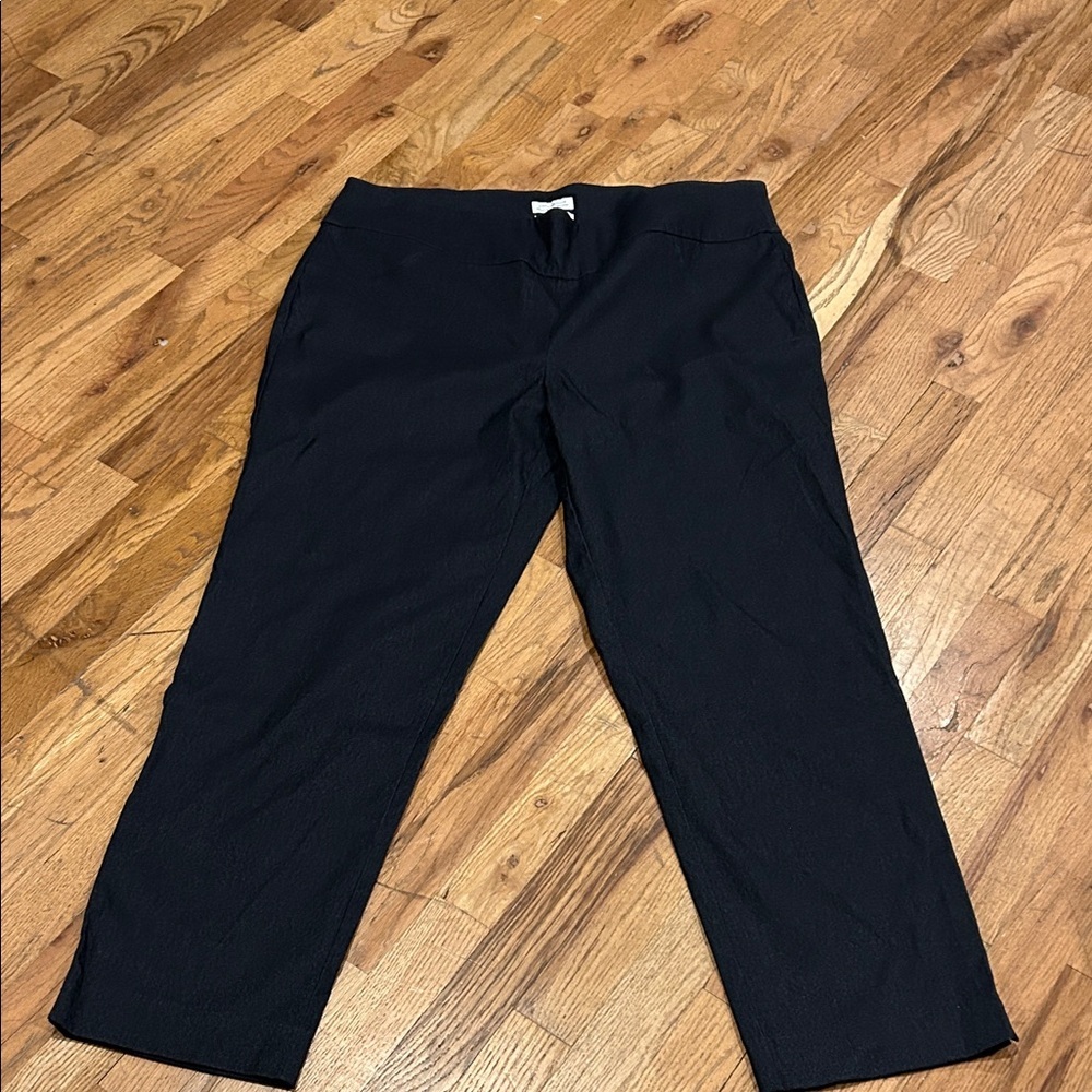 Charter Club Women's Black Soft Denim Straight Leg Pants